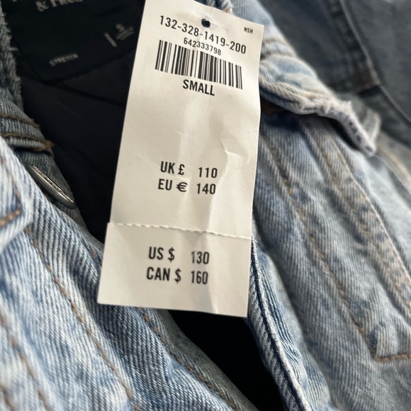 Vintage Y2K fleece lined Ambercrombie and Fitch Jean Jacket - Picture 8 of 10